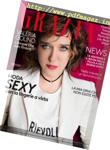 Grazia Italia – 12 Aprile 2017 Cover