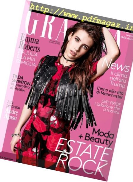 Grazia Italia – 8 Giugno 2017 Cover