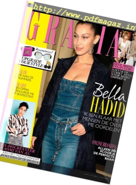 Grazia Netherlands – 17-23 Mei 2017 Cover