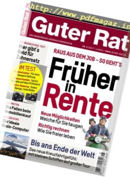 Guter Rat – Juni 2017
