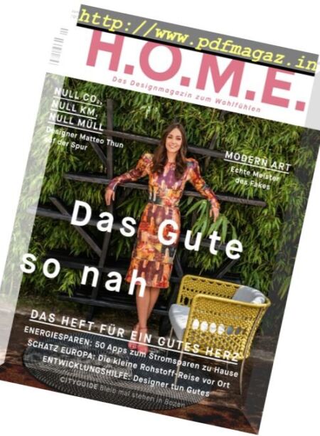 H.O.M.E. Germany – Juni 2017 Cover