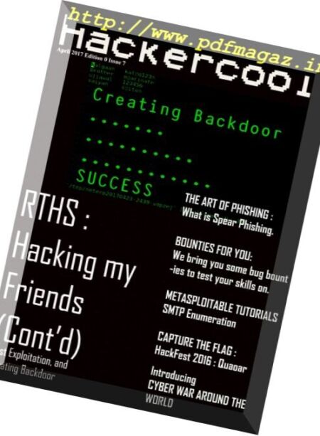 Hackercool – April 2017 Cover