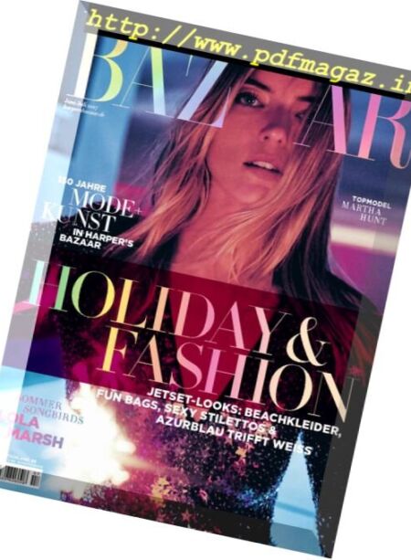 Harper’s Bazaar Germany – Juni-Juli 2017 Cover