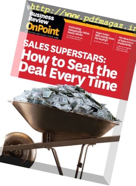 Harvard Business Review OnPoint – Summer 2017 Cover