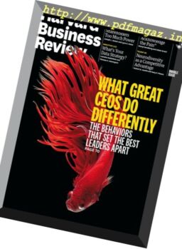 Harvard Business Review USA – May – June 2017