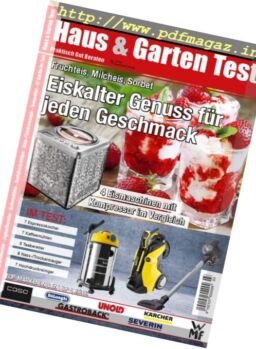 Haus & Garten Test – Mai-Juni 2017