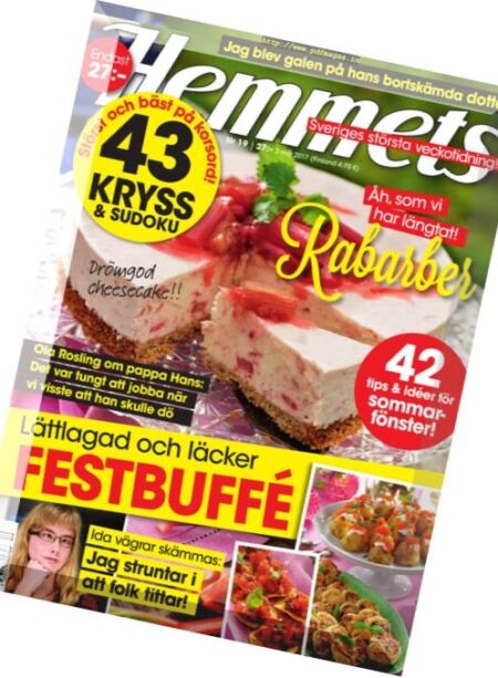 Hemmets Veckotidning – Nr.19, 2017 Cover