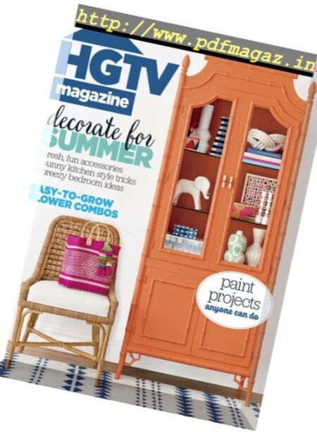 HGTV Magazine – June 2017 Cover