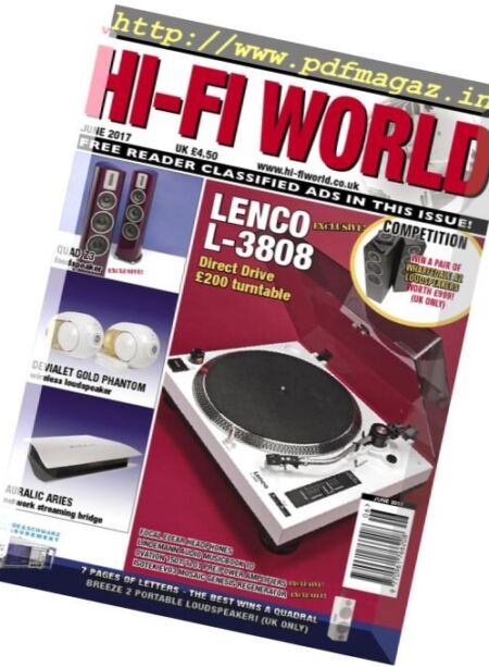 Hi-Fi World – June 2017 Cover
