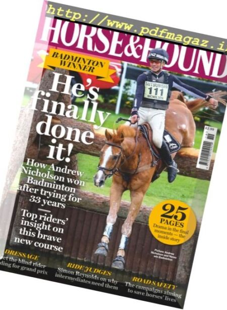 Horse & Hound – 11 May 2017 Cover