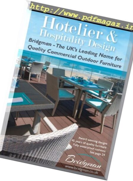 Hotelier & Hospitality Design – June 2017 Cover