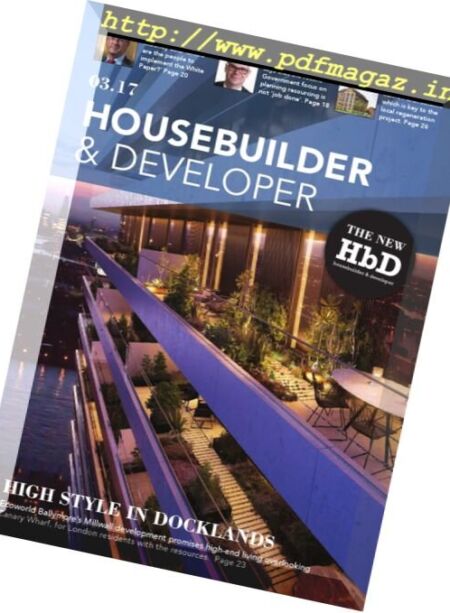 Housebuilder & Developer (HbD) – March 2017 Cover