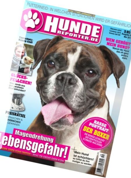 Hunde-Reporter – Mai 2017 Cover