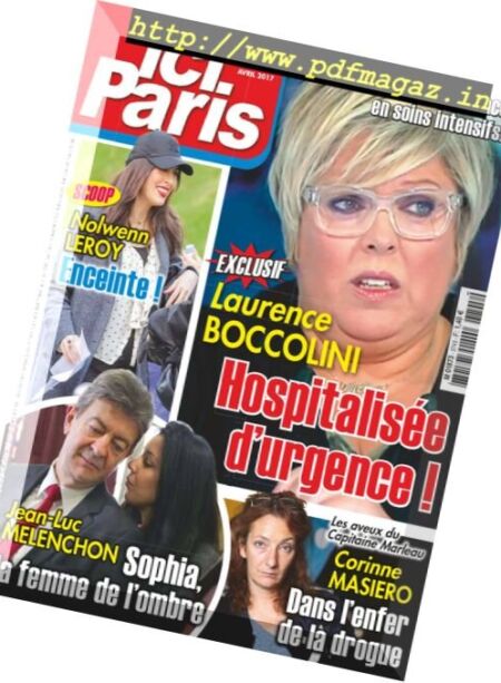 Ici Paris – 12 au 18 Avril 2017 Cover