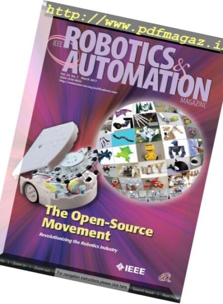 IEEE Robotics & Automation Magazine – March 2017 Cover