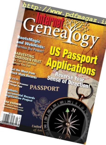 Internet Genealogy – April-May 2017 Cover