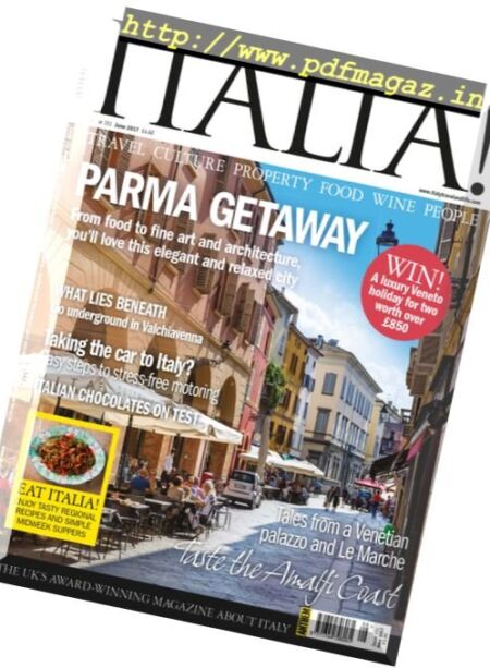 Italia! Magazine – June 2017 Cover
