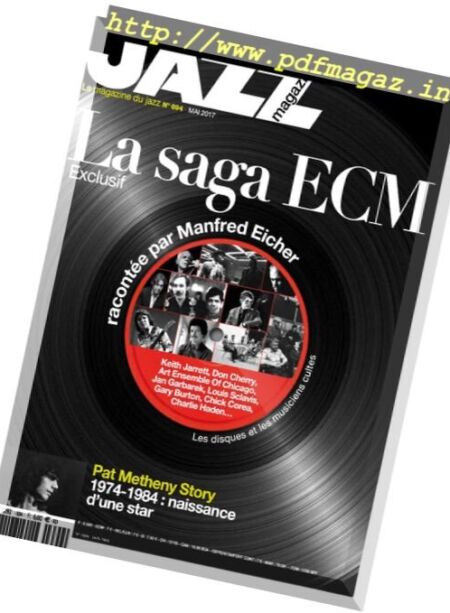 Jazz Magazine – Mai 2017 Cover