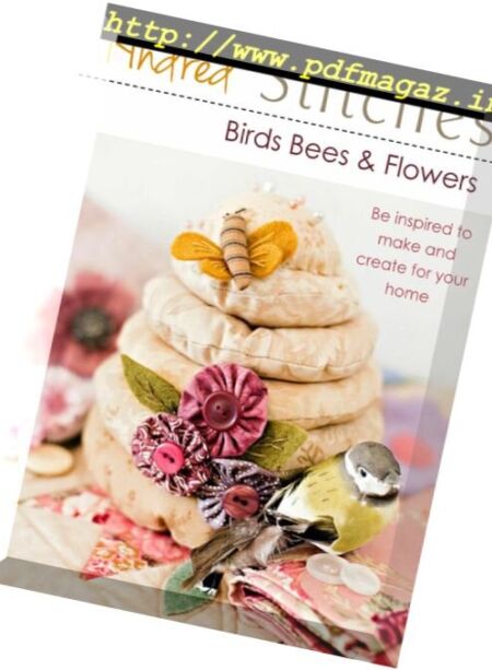 Kindred Stitches – Birds Bees & Flowers 2017 Cover