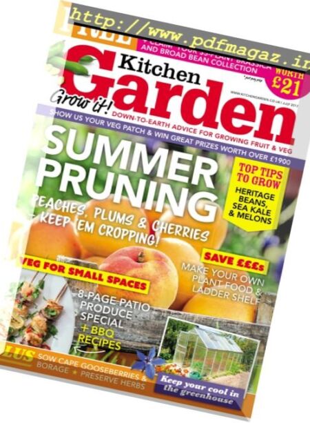Kitchen Garden Magazine – July 2017 Cover