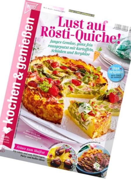 Kochen & Geniessen – Mai 2017 Cover