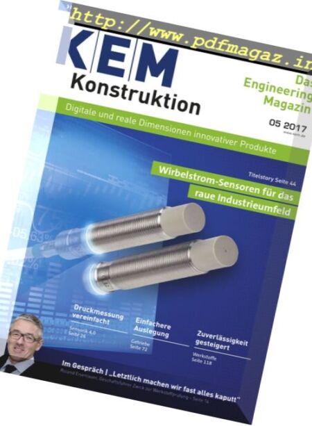 Konstruktion Entwicklung Management – Nr.5 2017 Cover