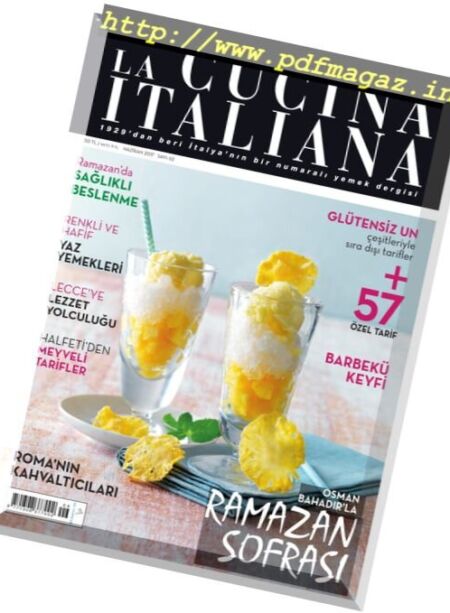 La Cucina Italiana Turkey – Haziran 2017 Cover