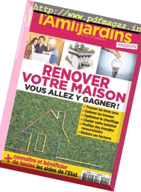 L’Ami des Jardins Passion – Renovez Votre Maison 2017 Cover