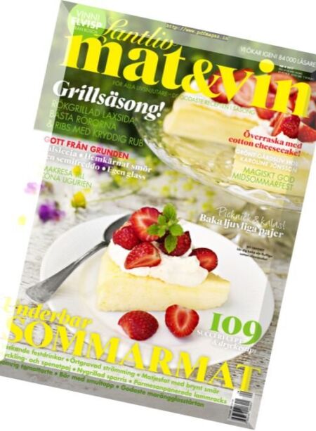 Lantliv Mat & Vin – Nr.4, 2017 Cover