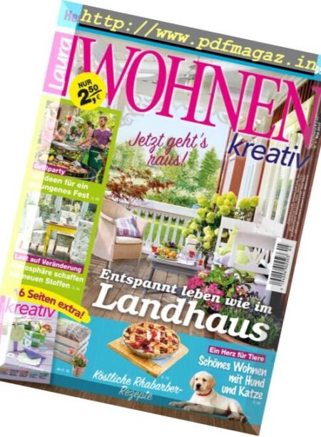 Laura Wohnen Kreativ – Mai 2017 Cover