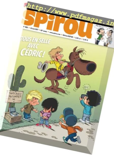Le Journal de Spirou – 3 Mai 2017 Cover