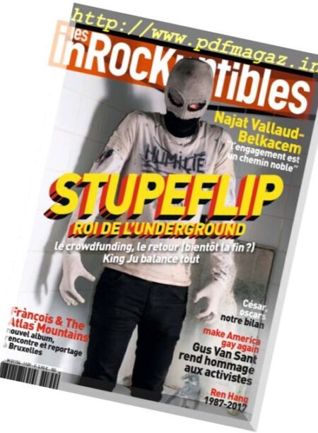 Les Inrockuptibles – 1 au 7 Mars 2017 Cover