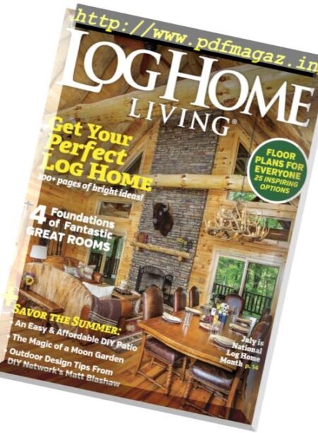 Log Home Living – June-July 2017 Cover