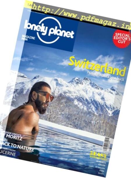 Lonely Planet India – Switzerland 2017 Cover