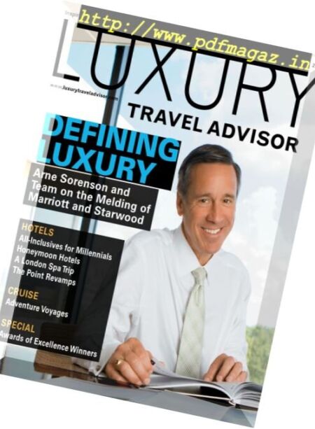 Luxury Travel Advisor – June 2017 Cover
