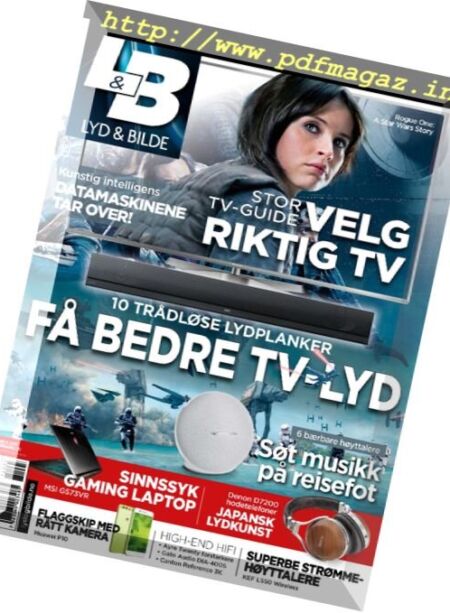 Lyd & Bilde – Mai 2017 Cover