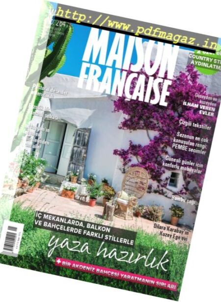 Maison Francaise – Mayis 2017 Cover