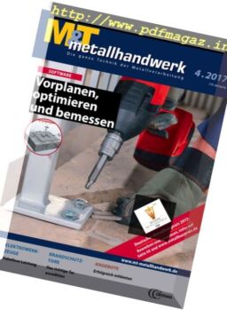 M&T metallhandwerk – Nr.4 2017
