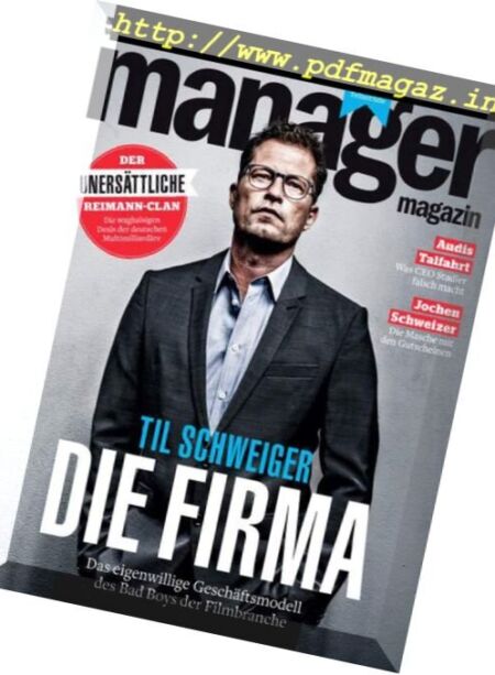Manager Magazin – Juni 2017 Cover