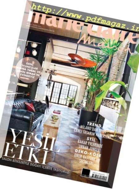 Marie Claire Maison Turkey – Mayis 2017 Cover