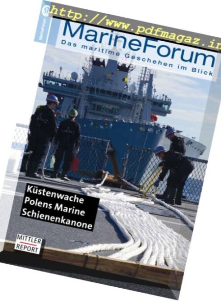 Marine Forum – Mai 2017 Cover