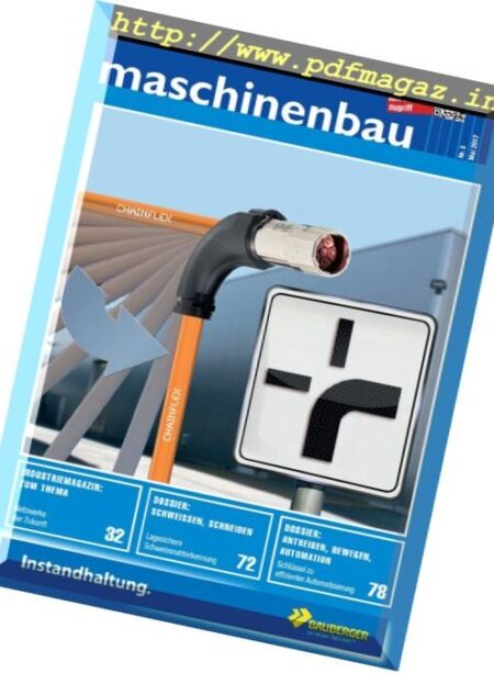 Maschinenbau – Mai 2017 Cover