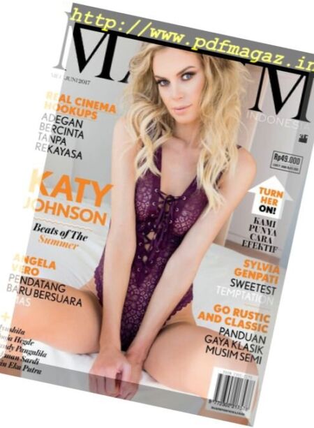 Maxim Indonesia – May-June 2017 Cover