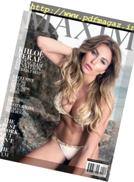 Maxim South Africa – May 2017 Cover