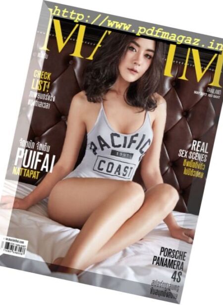 Maxim Thailand – May 2017 Cover