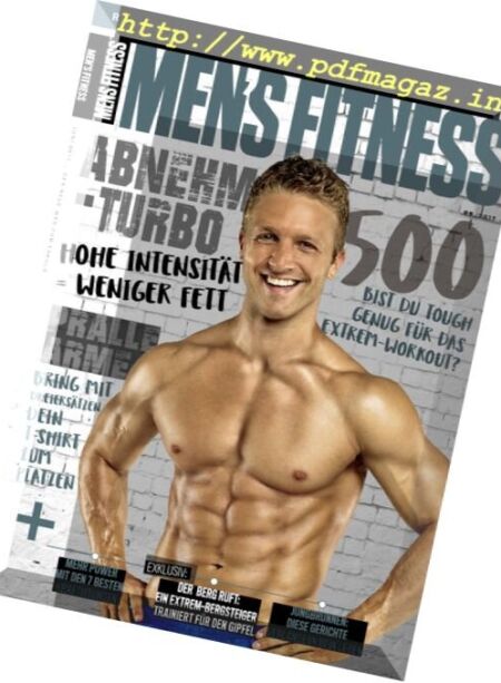 Men’s Fitness Germany – Juni 2017 Cover