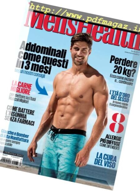 Men’s Health Italia – Aprile 2017 Cover