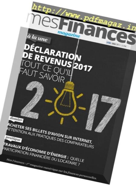 Mes Finances – Mai 2017 Cover
