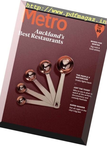 Metro New Zealand – May-June 2017 Cover