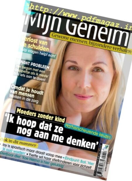 Mijn Geheim – Nr.9 2017 Cover